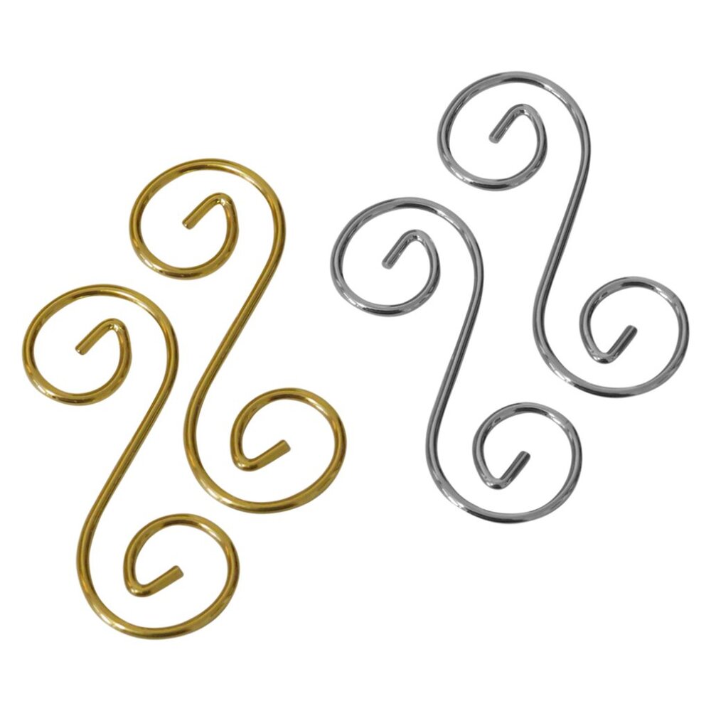 Necklace Extender -4pcs- Jewelry S Hook Chain Adaptor Bracelet Gold/Silvertone - Picture 4 of 5